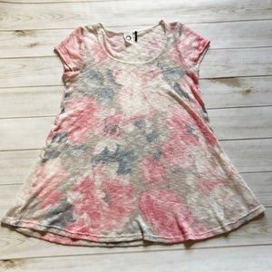 Anthro Akemi + Kin Acuarela Floral Knit Tee